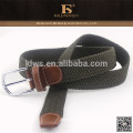 Leisure hottest knit high quality western man fabric belt